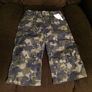 Hawaiian style camouflage pants; size 80 (12-18mo)